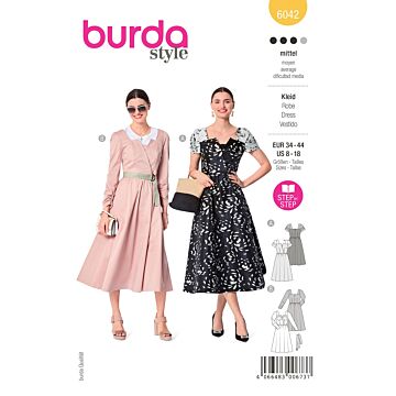 Burda 6042 - Klänning - Dam