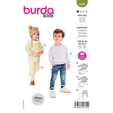Burda 9259 - Byxa Tröja - Baby