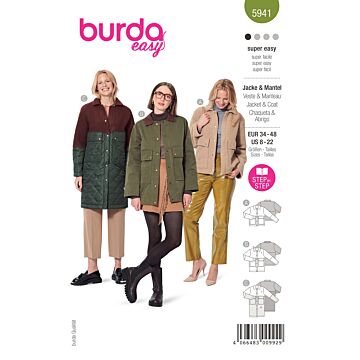 Burda 5941 - Jacka Kappa - Dam