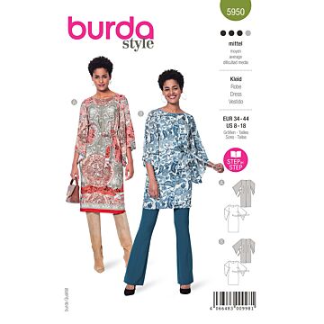 Burda 5950 - Klänning - Dam