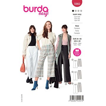 Burda 5960 - Byxa - Dam