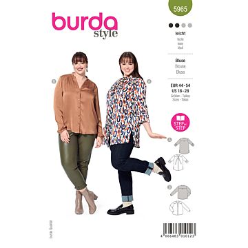Burda 5965 - Blus - Dam