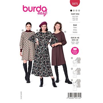 Burda 5975 - Klänning - Dam