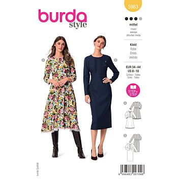 Burda 5983 - Klänning - Dam
