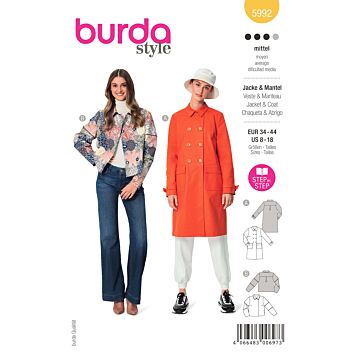 Burda 5992 - Jacka Kappa - Dam