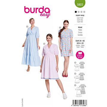 Burda 5803 - Klänning - Dam
