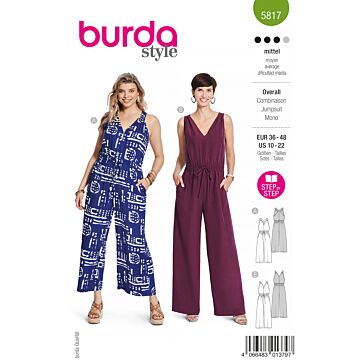 Burda 5817 - Jumpsuit - Dam