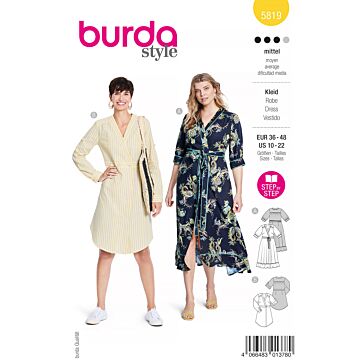 Burda 5819 - Klänning - Dam