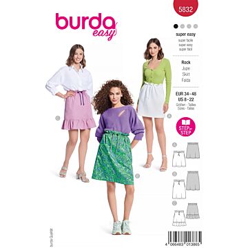 Burda 5832 - Kjol - Dam