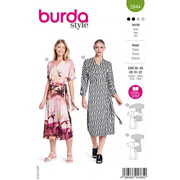 Burda 5844 - Klänning - Dam