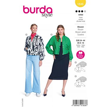 Burda 5846 - Jacka - Dam