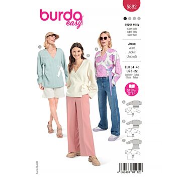 Burda 5892 - Tröja - Dam