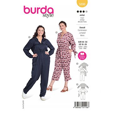 Burda 5896 - Jumpsuit - Dam