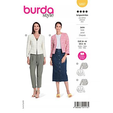 Burda 5897 - Jacka - Dam