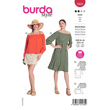 Burda 5920 - Klänning Top - Dam