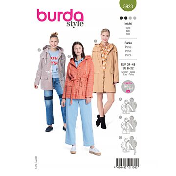 Burda 5923 - Jacka Kappa - Dam