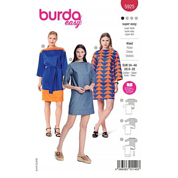 Burda 5925 - Klänning - Dam