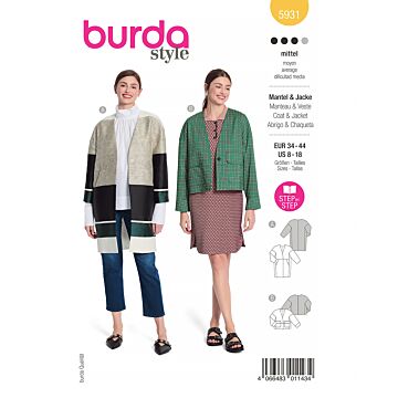 Burda 5931 - Jacka Kappa - Dam