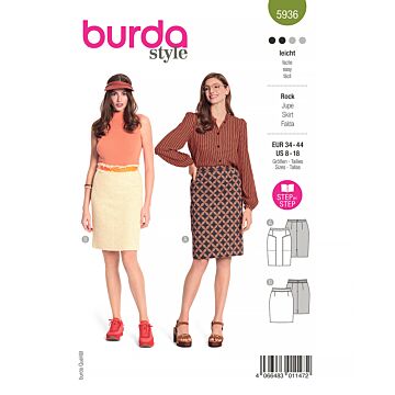 Burda 5936 - Kjol - Dam