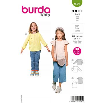 Burda 9227 - Tröja - Flicka Pojke