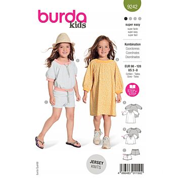 Burda 9242 - Klänning - Flicka