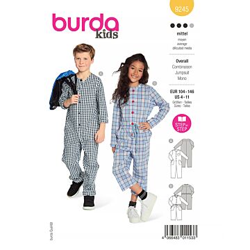Burda 9245 - Jumpsuit - Flicka Pojke