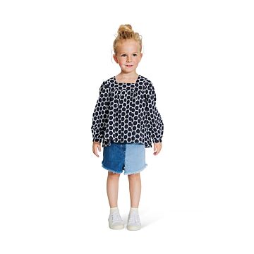 burda symönster flickblus 9249B