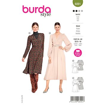 Burda 6091 - Klänning - Dam