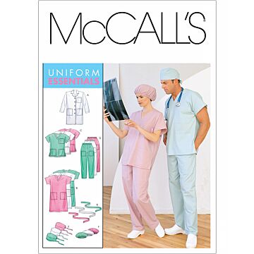 McCall´s 6107 - Top Byxa Utklädningskläder - Dam Herr - Hatt