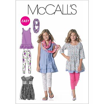 McCall´s 6275 - Top Byxa - Flicka