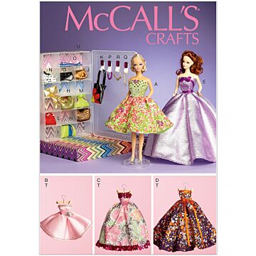 McCall´s 6903 - Hobby Dockkläder 29 cm