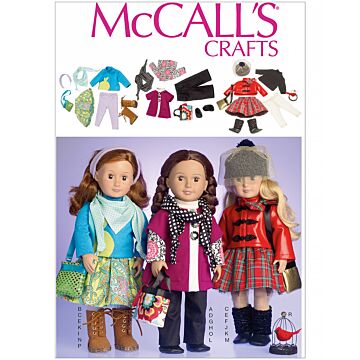 McCall´s 7006 - Hobby Dockkläder 46 cm