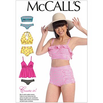McCall´s 7168 - Top Badkläder - Dam
