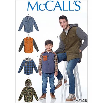 McCall´s 7638 - Jacka - Pojke Herr