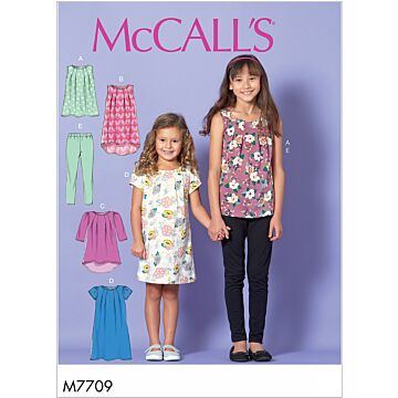 McCall´s 7709 - Klännning Top - Flicka