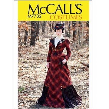 McCall´s 7732 - Jacka Top Utklädningskläder Kjol - Dam - Maskerad - Design: Angela Clayton