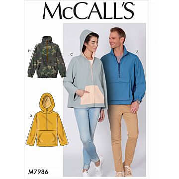 McCall´s 7986 - Jacka  - Dam Herr