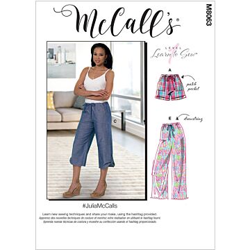 McCall´s 8063 - Byxa Shorts - Dam