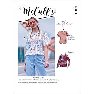 McCall´s 8112 - Top Skjorta - Dam