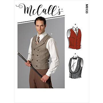 McCall´s 8133 - Väst Historisk kostym - Herr