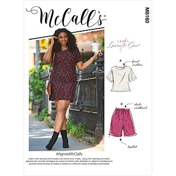 McCall´s 8160 - Klänning Top Byxa Shorts - Dam