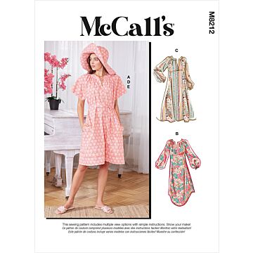 McCall´s 8212 - Klänning - Dam - Hatt