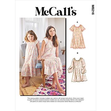 McCall´s 8216 - Klänning - Dam Flicka