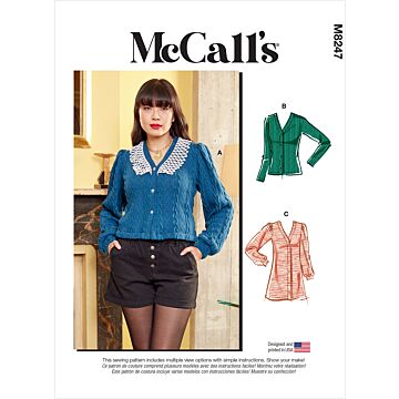 McCall´s 8247 - Tröja Top - Dam
