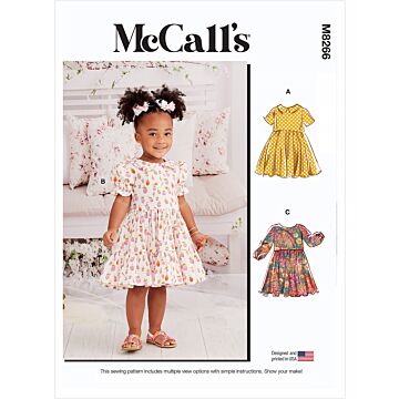 McCall´s 8266 - Klänning - Baby Flicka