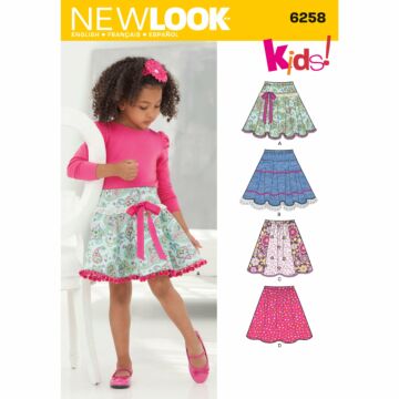 New Look 6258 - Kjol - Flicka