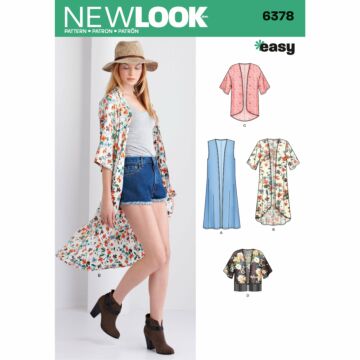 New Look 6378 - Väst Jacka - Dam