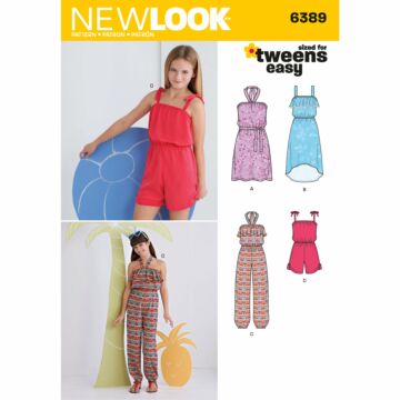 New Look 6389 - Klännning Jumpsuit - Flicka
