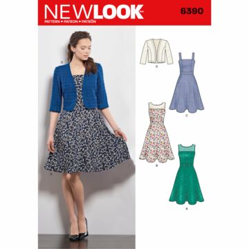 New Look 6390 - Klännning Jacka - Dam