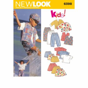 New Look 6398 - Jacka Top Byxa Kjol Shorts Väst - Flicka Pojke